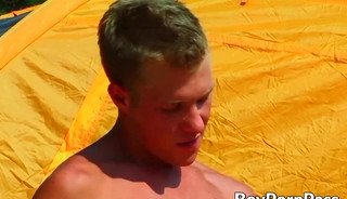 Young Kevin Ateah sucked off outdoors before ramming his man