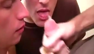 Horny homo young gays sucking dicks eating cum