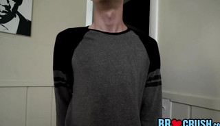 Stepbrothers spit roasting their insatiable buddy bareback