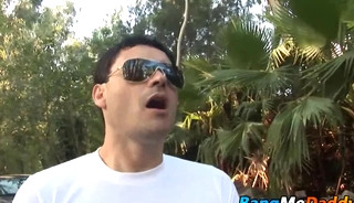 Big dicked daddy slams his little twink bitch bareback