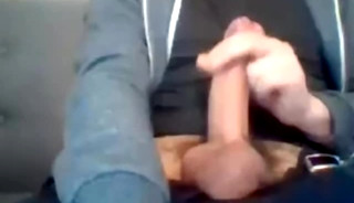 Str8 Guy with Huge Schlong and Balls cums on cam #35