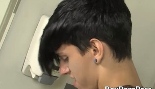 Doggy plus cowboy riding for horny twinks after deepthroat