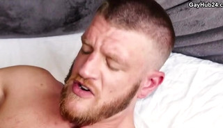 Big black cock for Canadian bottom Caleb King american