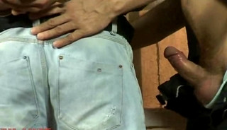 Poor boy gets his ass pierced by a dirty old cop