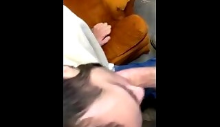 Friend blows me and i cum in his mouth