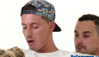 Bisex hunks riding cock