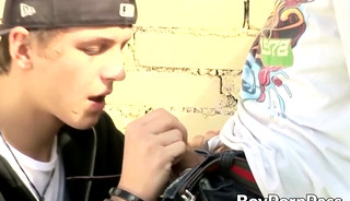 Slender Jay Ozzy bangs his partner after being sucked off