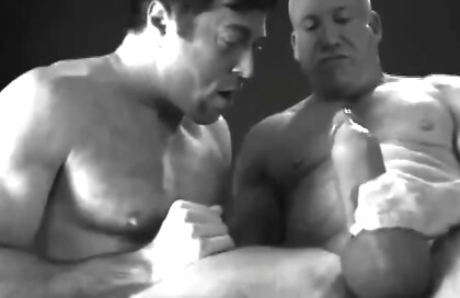 A Smaller (But Still Muscular) Guy Giving Tom Lord A Blowjob...   Again