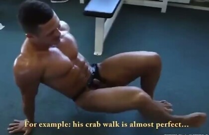 Ruslan Flexing and Posing With His Boner Popping Out Of His Underwear