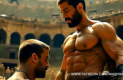 Gladiators Fuck And Suck Preview - ManyAMan