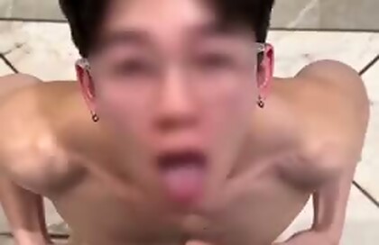 Asian boys blowjob