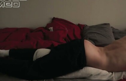 Morning routine. Daddy can't help but pillow humping imagining your wet booty filled with his cum
