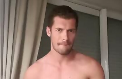 Vlad Castle sucking a dildo