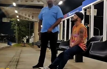I sucked the driver's dick while waiting for the bus.