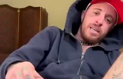Chance Hart Jacking Off His T-cock and Dildo Fucking His Cunt