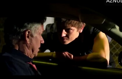 Christopher Mintz-Plasse and Kane Hodder