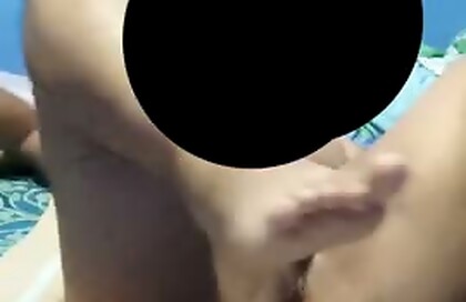 Having fun with my dildos