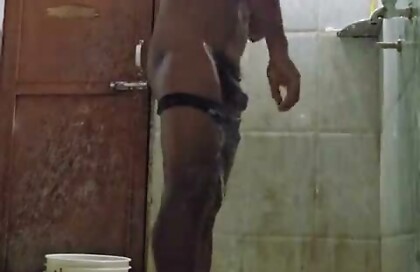 I made a video for you of me taking a shower with my big cock