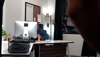 Janitor Roman Todd caught fapping by Alex Tanner