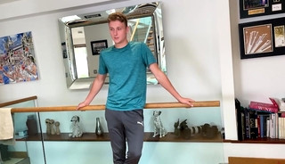 Horny Young Straight Lad Dildos his Hole & gets Manhandled & his Uncut Cock is Rock Hard!