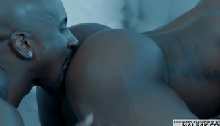 Muscular gay blokes going at it