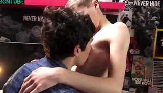 Twinks at home after shool lick ass blowjobs bareback fucking and cumshots