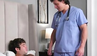 Nurse Dalton Riley fucked patient Joseph Castlian