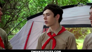 Twink Boy Scouts Take Turns Fucking Their Scout Master