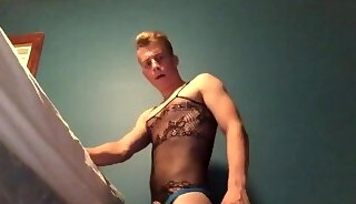boy in lingerie
