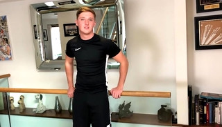 Young Straight Lad Noah Shows off his Body