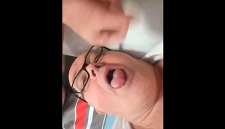 Amateur daddy bear blowjob in hotel