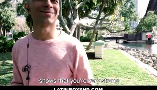 Straight Latin Boy Money For Sex From Stranger POV
