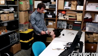 Perp busted stealing and fucked for his freedom