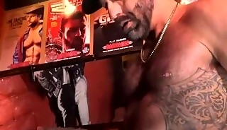 Bear and Cop orgy at the sex club