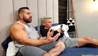 Bonding heavily with stepbro